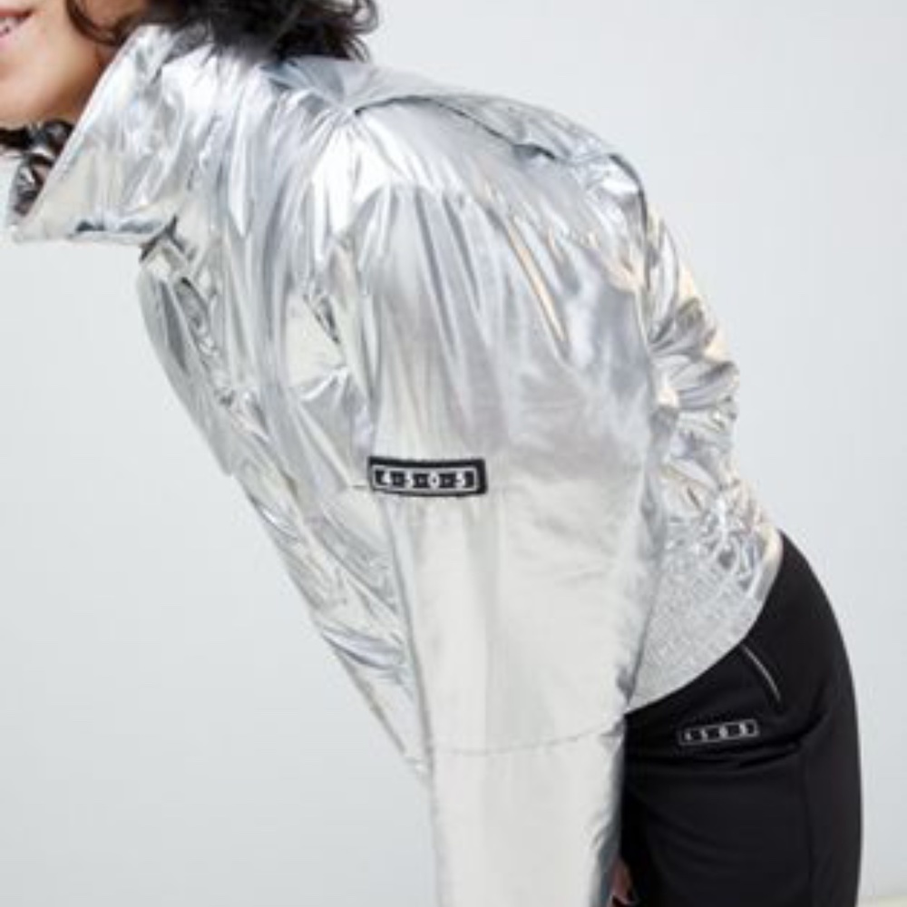 ASOS 4505 Metallic Ski Bomber Jacket
